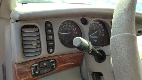 01-04 Lesabre Buick Trim Bezel Around Speedometer Dash Surround Panel Gray 17B