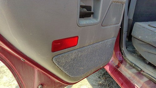 1991-1994 Ford Explorer Driver Left Rear Door Trim Panel With Switches Back Gray