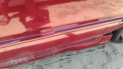 1994-96 Honda Accord Passenger Right Front Moulding From Door Oem Trim Strip Red