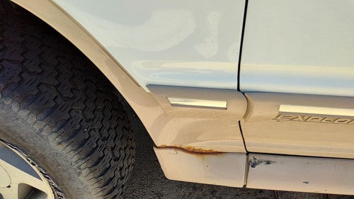 1991-1994 Ford Explorer Driver Left Moulding From Fender Oem Trim Strip White