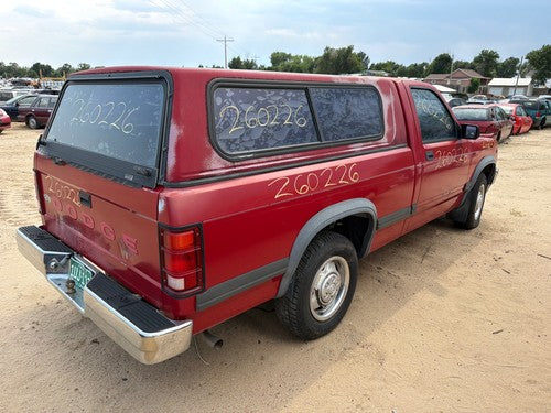 1987-1996 Dodge Dakota Glove Box Assembly Complete Door With Latch Oem Red