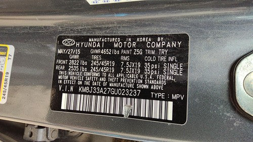 2016-2018 Hyundai Tucson Passenger Right Head Light Oem Front Lamp Hid Xenon