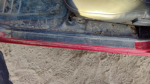 95-97 Nissan Hardbody Driver Left Lower Sill Step Moulding Trim Panel Oem Gray