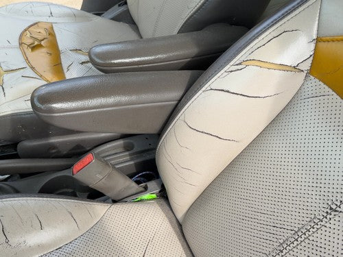 01-02 Pt Cruiser Driver Left Front Arm Rest Side Seat Oem Taupe/Beige Fl