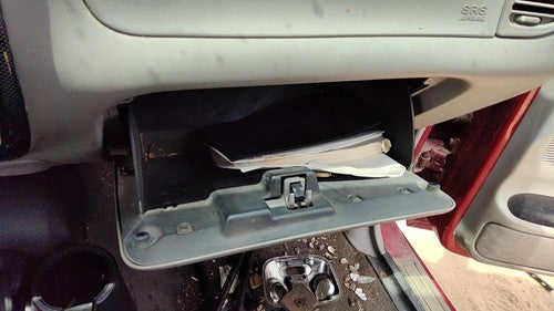 1998-2001 Mazda B2500 Glove Box Assembly Complete Door With Latch Oem Gray V2