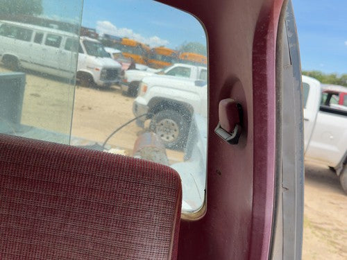 1987-1991 Ford F150 Pickup Driver Left Rear B-Post Trim Panel Red