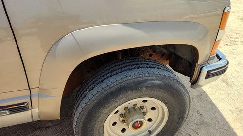 95-00 Silverado 2500 Passenger Right Front Wheel Flare Moulding Fender Gold 55U