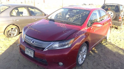 10-12 Lexus Hs250h Hybrid License Plate Trim Surround Panel Tail Trunk Red 3r1