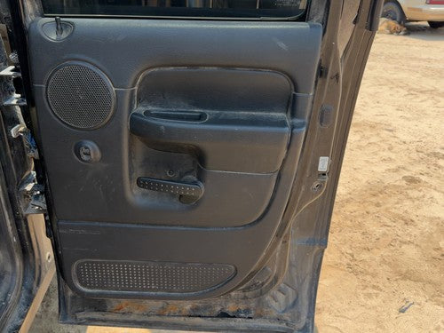 02-05 Ram 1500 Passenger Right Rear Door Trim Panel Switches Back Dark Gray V9Dv