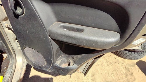 02-04 Liberty Passenger Right Rear Door Trim Panel With Switches Back Gray Dv