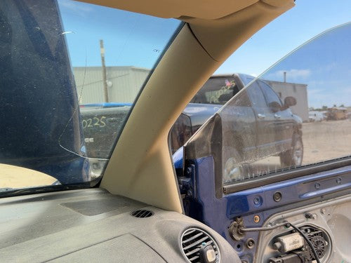 03-10 Beetle Convertible Passenger Right A Pillar Trim Windshield Post Panel Tan