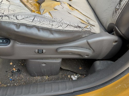 02 Pt Cruiser Driver Left Side Power Seat Switch With Trim Panel Taupe/Beige Fl