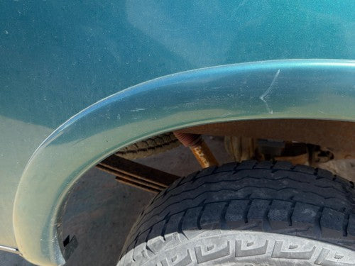 97-04 F150 Passenger Right Rear Wheel Flare Moulding Oem Back Pacific Green Ps