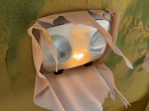 91-94 Ford Explorer 2 Dr Rear Dome Light Assembly OEM Tan