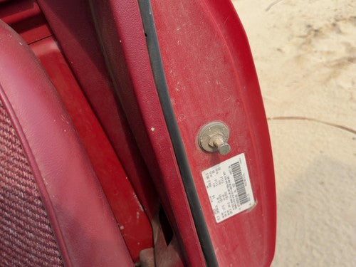 1987-1996 Dodge Dakota Driver Left B-Pillar Trim Red OEM