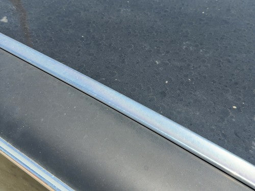 1980 Mercedes 450SL 107 Driver Left Chrome Trim Drip Rail on Roof OEM