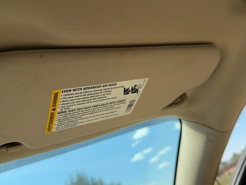 06-16 Impala Passenger Right Sun Visor Oem Without Illumination Neutral 522