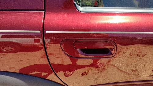 2001-2007 Volvo V70 Xc Passenger Right Rear Outside Door Handle Oem Back Red 445