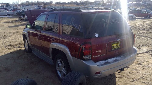 2002-2009 Chevy Trail Blazer Driver Left Rear Side Window Door Glass Oem Back