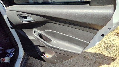 13-18 Focus Ford Focus Passenger Right Rear Door Trim Panel With Switches Back B