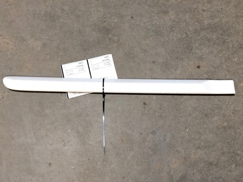 00-03 Sentra Passenger Right Rear Moulding On Door Back Trim Strip White Qm1