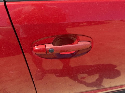 06-09 Prius Passenger Right Front Outside Door Handle Keyless Barcelona Red 3R3