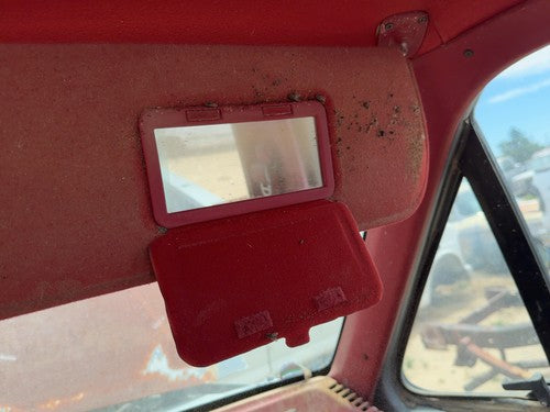1987-1991 Ford F150 Passenger Right Sun Visor Oem Red
