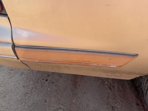 93 Century Passenger Right Rear Moulding On Quarter Panel Oem 4-Door Sedan Gold