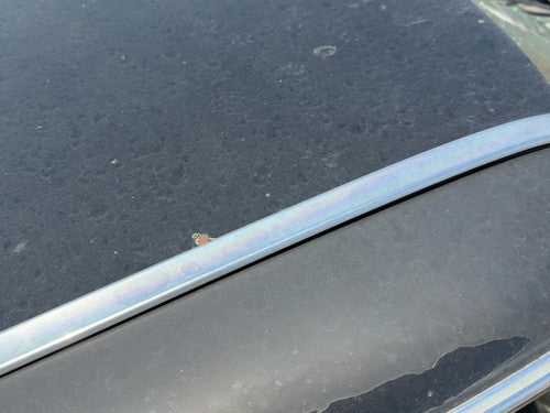 1980 Mercedes 450SL 107 Passenger Right Upper Chrome Trim Drip Rail Molding