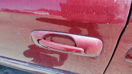 01-07 Town Country Passenger Right Rear Outside Door Handle Oem Back Red Prh