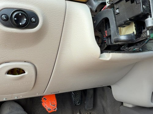 01-05 Pt Cruiser Lower Dash Under Column Knee Bolster Trim Panel Taupe/Beige Fl