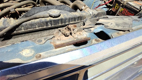1986-1990 Dodge Ram W150 Hood Latch Assembly With Bracket Oem