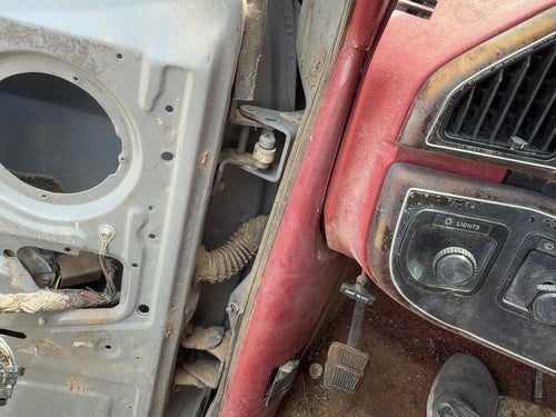 1987-1991 Ford F150 Driver Left Lower Kick Trim Panel Oem Red