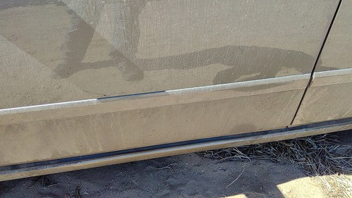 1998-2004 Audi A6 Driver Left Front Moulding From Door Oem Trim Strip 3.0L Gold