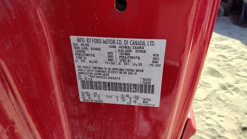1997-2003 Ford F150 Engine Cover Top Plastic Shield Oem 4.6L