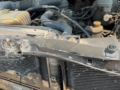 02-05 Dodge Ram 1500 Upper Radiator Support Center Tie Bar Hood Latch OEM