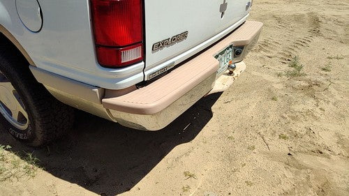 1991-1994 Ford Explorer Rear Bumper Assembly With Brackets Oem White F2tz17906j