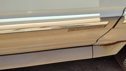 1993 Ford Explorer Passenger Right Front Moulding From Door Oem Trim Strip White