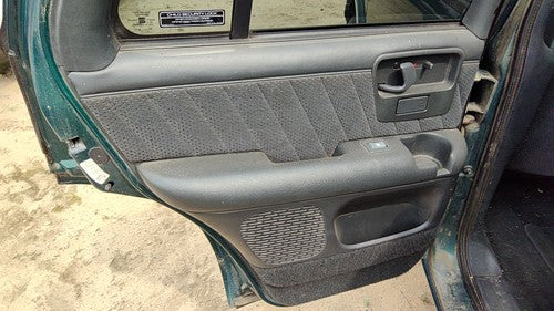 1995-1997 S10 Blazer Driver Left Rear Door Trim Panel With Switches Back Gray