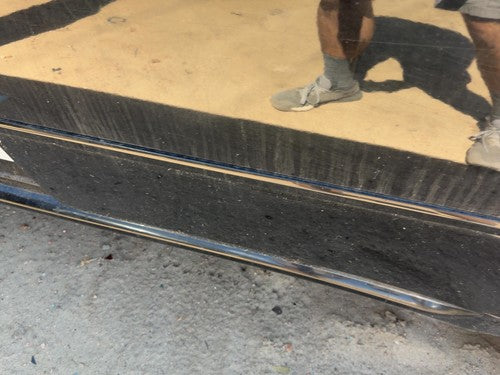 06-07 M35X Driver Left Rear Moulding From Door Oem Back Black Obsidian Kh3