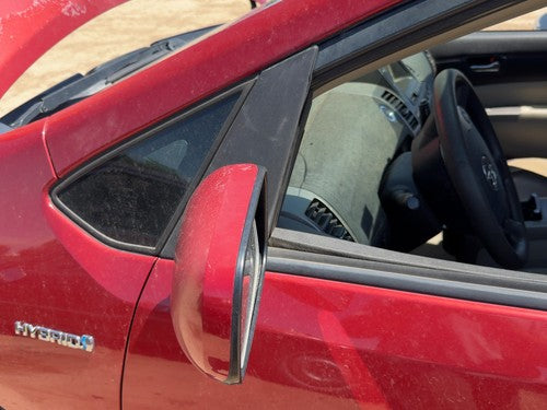 04-09 Prius Driver Left Power Side Mirror Mounted Non-Heated Barcelona Red 3R3