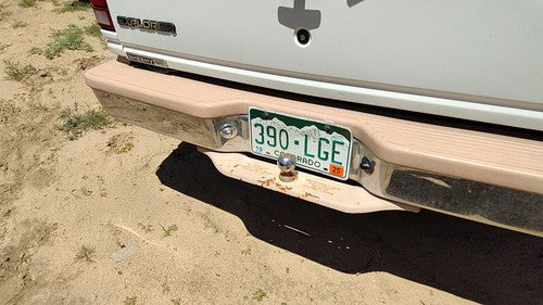 1991-1994 Ford Explorer Rear Bumper Assembly With Brackets Oem White F2tz17906j