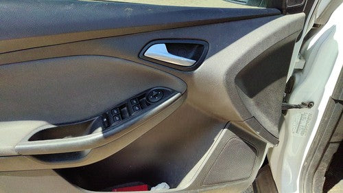 13-14 Focus Ford Driver Front Door Trim Panel With Master Switch Black Ew