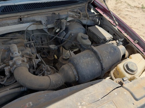99-04 F150 Complete Air Intake Cleaner Filter Box Housing With Tube Oem 4.2L