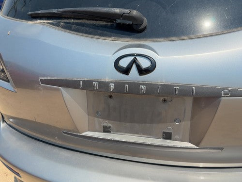 03 Fx45 License Plate Trim Surround Panel Tail Trunk Finish Diamond Graphite Wv2