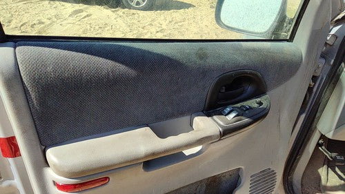 2000 Chevy Venture Driver Left Front Door Trim Panel With Master Switch Gray