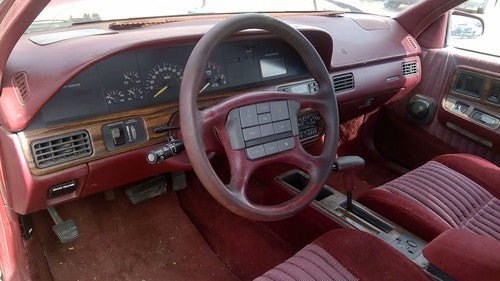87-91 Bonneville Passenger Right Rear Vent Window Small Back Door Glass Wh Frame