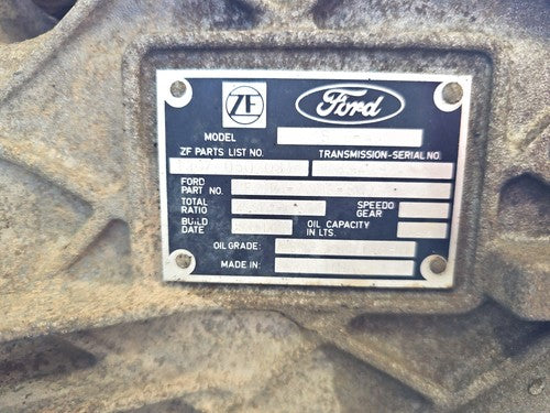 1987-1996 Ford F250 Zf 5 Speed Manual Transmission 4X4 7.3L Diesel Oem