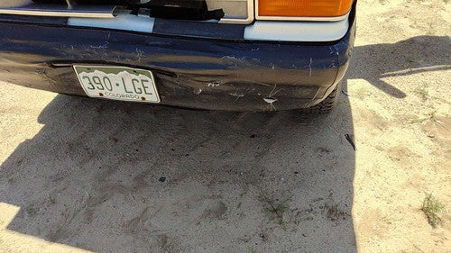1991-1994 Ford Explorer Front Bumper Assembly With Brackets Oem Yl2z17757aba