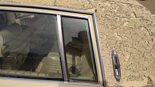 80-84 Deville Driver Left Rear Vent Window Back Door Glass With Frame Oem